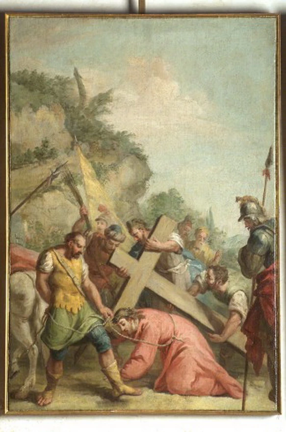 Gesù Cristo cade la terza volta - Chiesa di S. Giobbe e S. Bernardino, Camposan Giobbe, Venezia